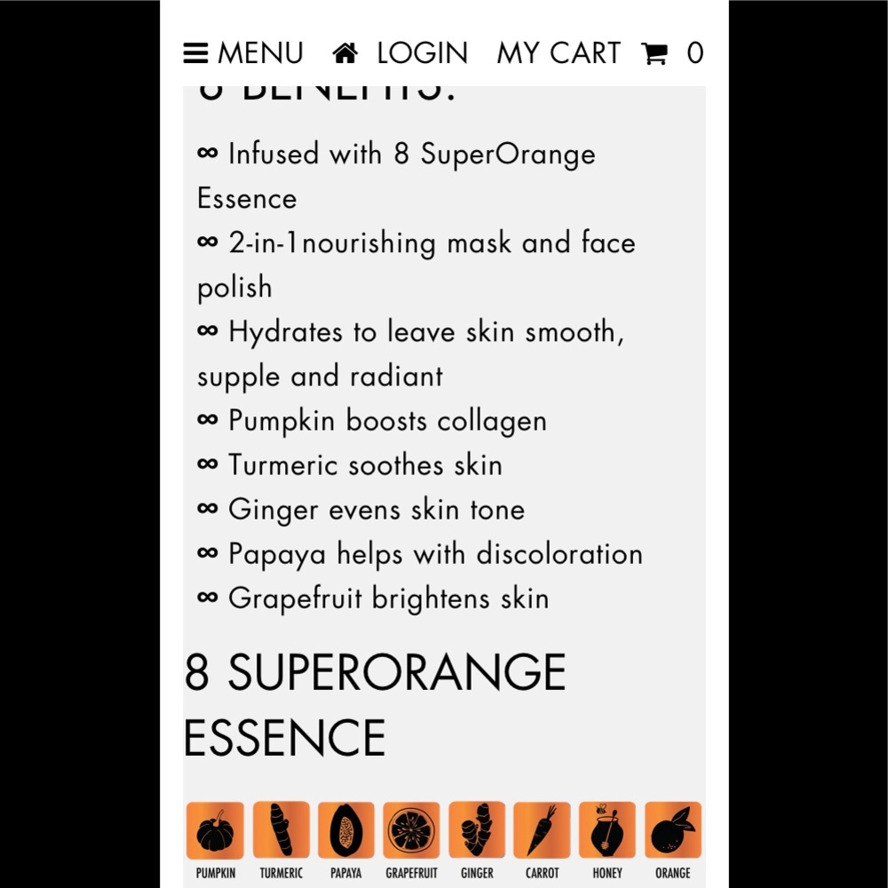Yensa Pumpkin Tumeric 2-in-1 Radiance Polishing Superfood Face Mask Full Size - Picture 4 of 8